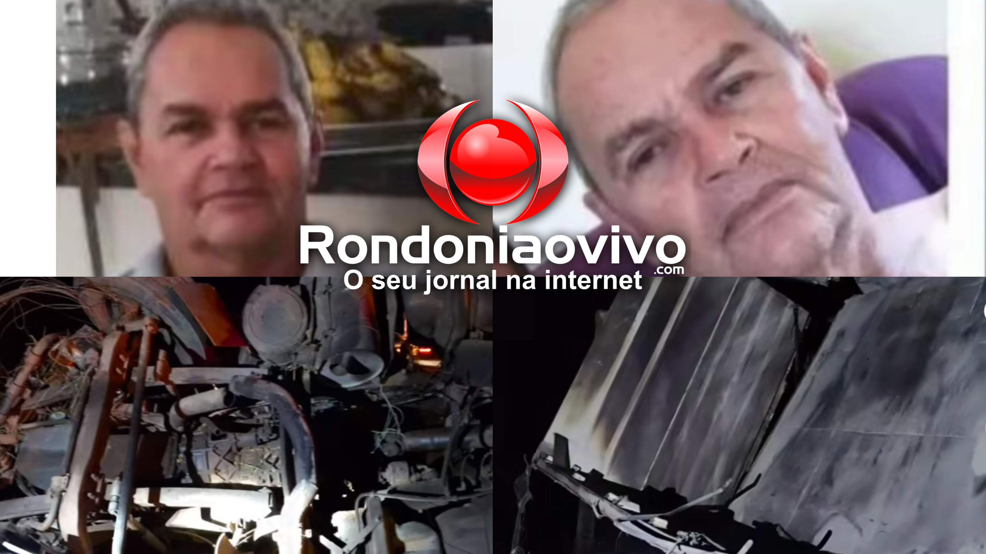 TRÁGICO: Passageiro morre e filho fica ferido após acidente com carreta na BR-364