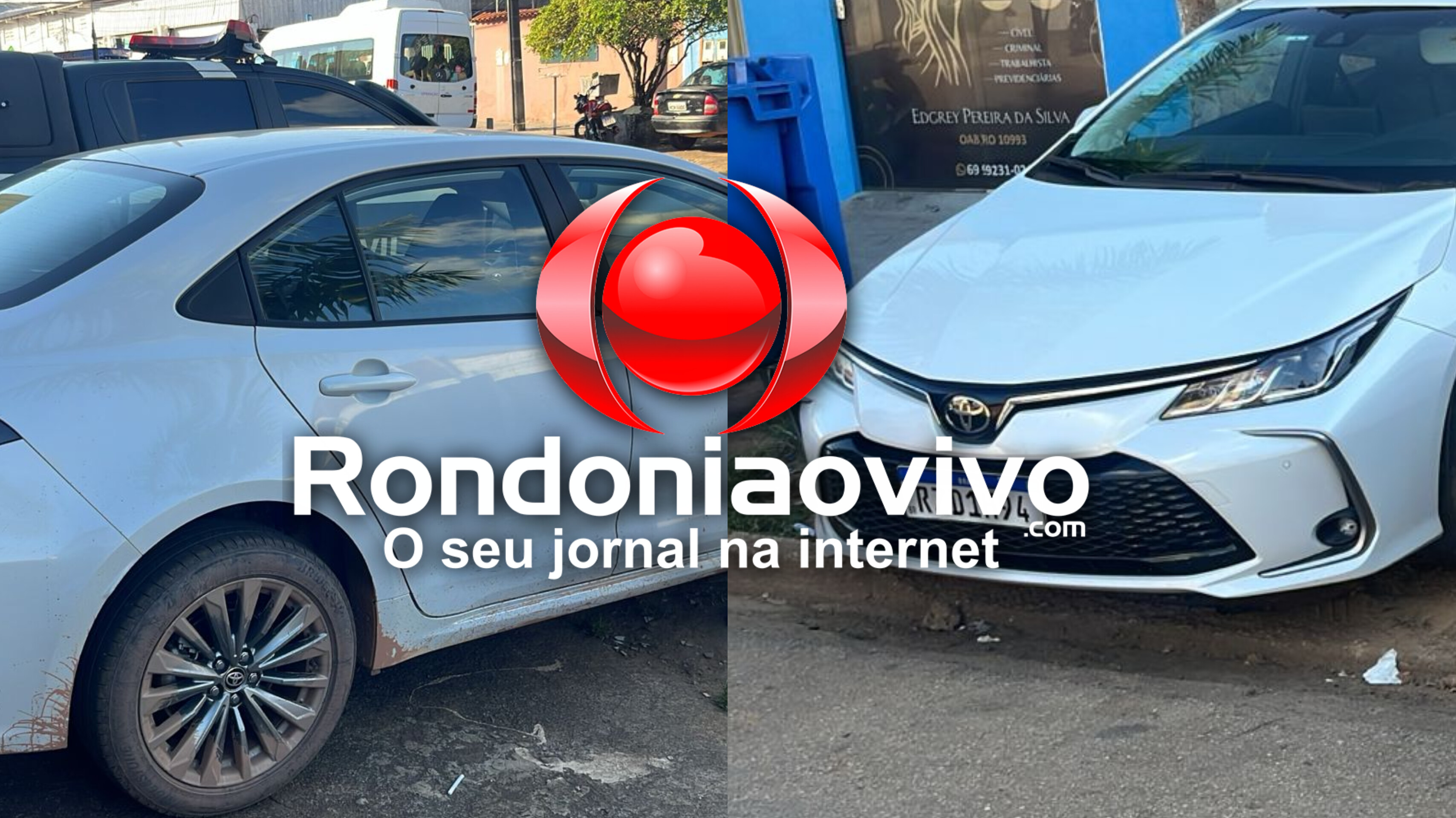 CERCADO: Trio é apreendido com carro furtado em Ariquemes após perseguição na zona Leste