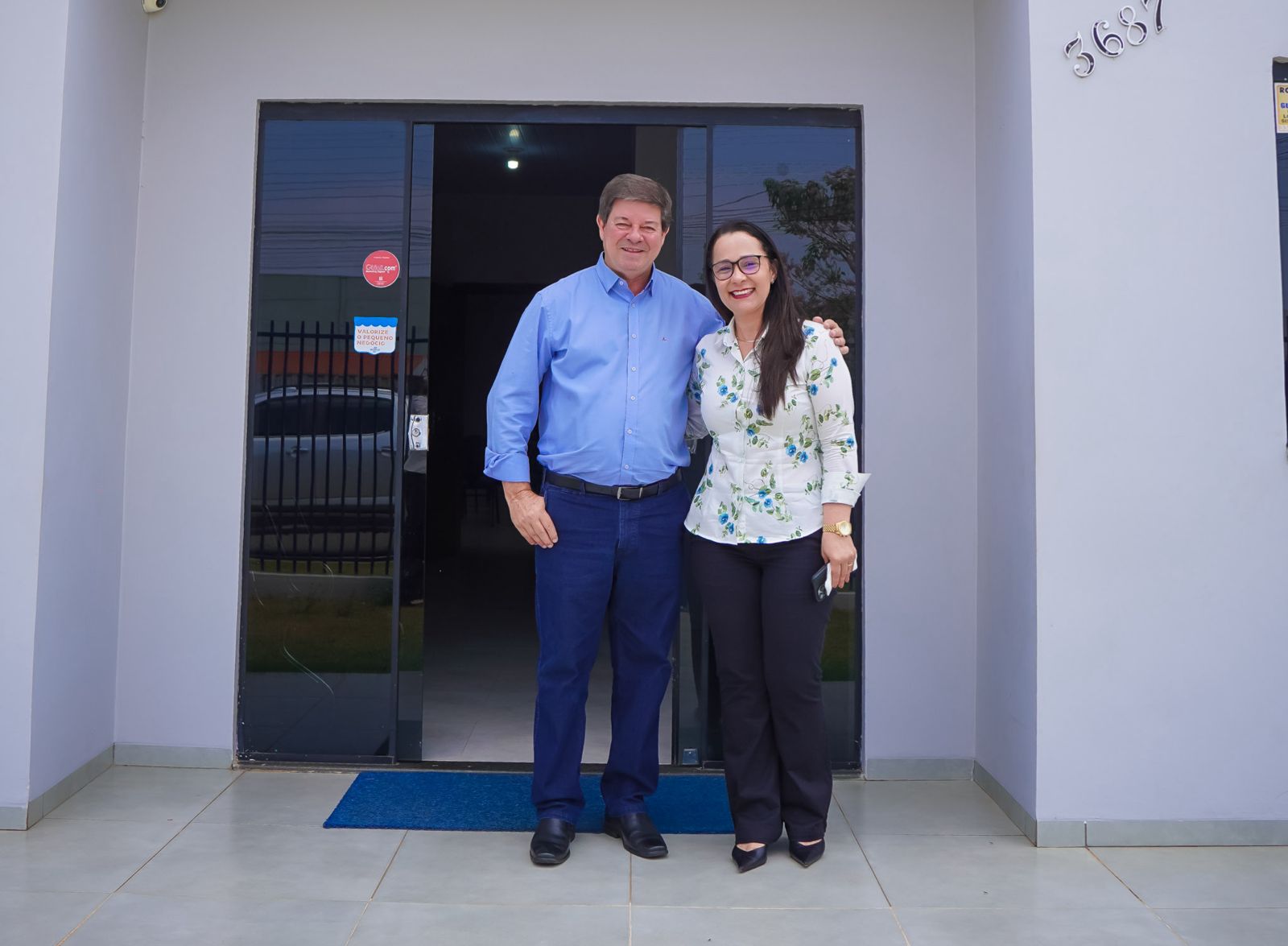 ROSANGELA DONADON: Deputada visita Darci Cerutti, liderança empresarial de Vilhena