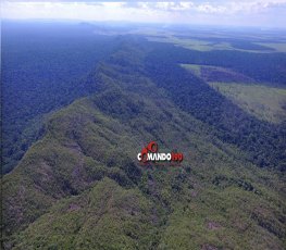 Sedam com apoio da PM combate devastação no Parque Estadual Serra dos Reis