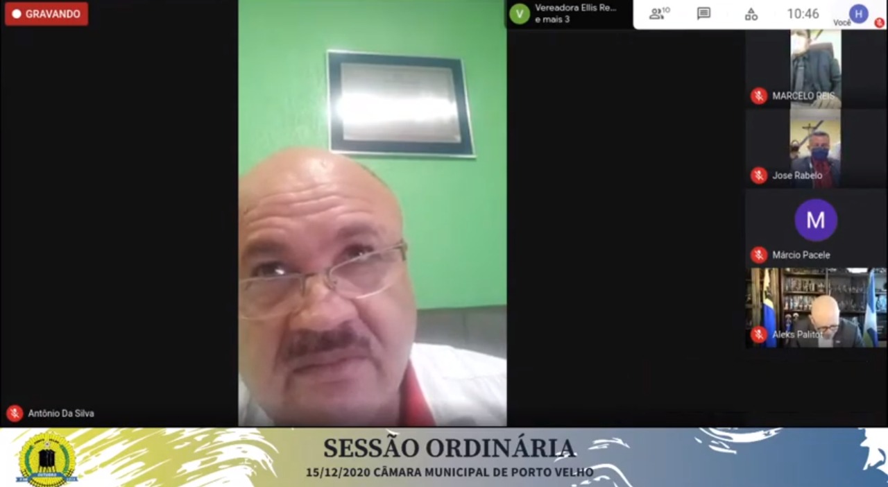 PORTO VELHO: Vereador Da Silva lista votações da semana na Câmara de Vereadores