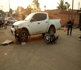 Motociclista morre em grave acidente envolvendo técnico da Caerd