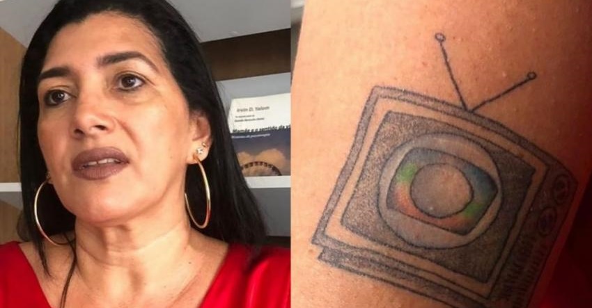 TELEVISÃO: Professora de RO faz tatuagem no braço em homenagem a Rede Globo