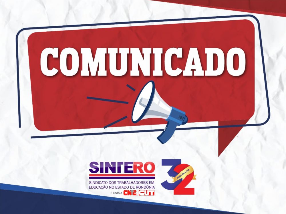 COMUNICADO DO SINTERO: Prazo para entrega de folhas de pontos e declarações foi prorrogado