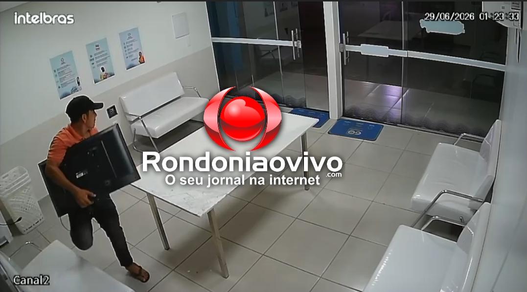 LADRÃO DE TV: Câmera flagra furto em lavanderia na zona Sul da capital