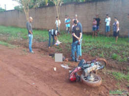 Ladrão é atropelado e morto após roubar motocicleta