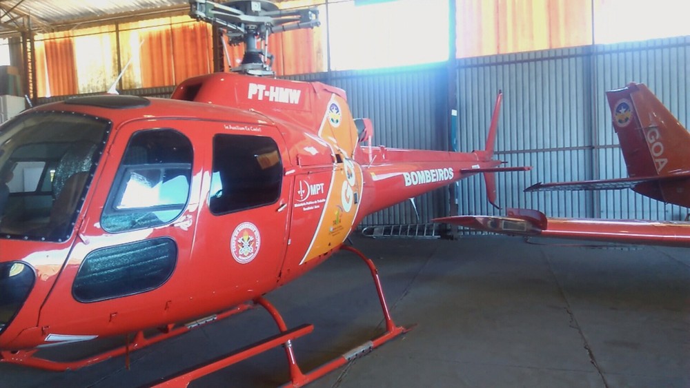 Depois de quase dois anos, helicóptero do CBM, que nunca voou, vai para oficina