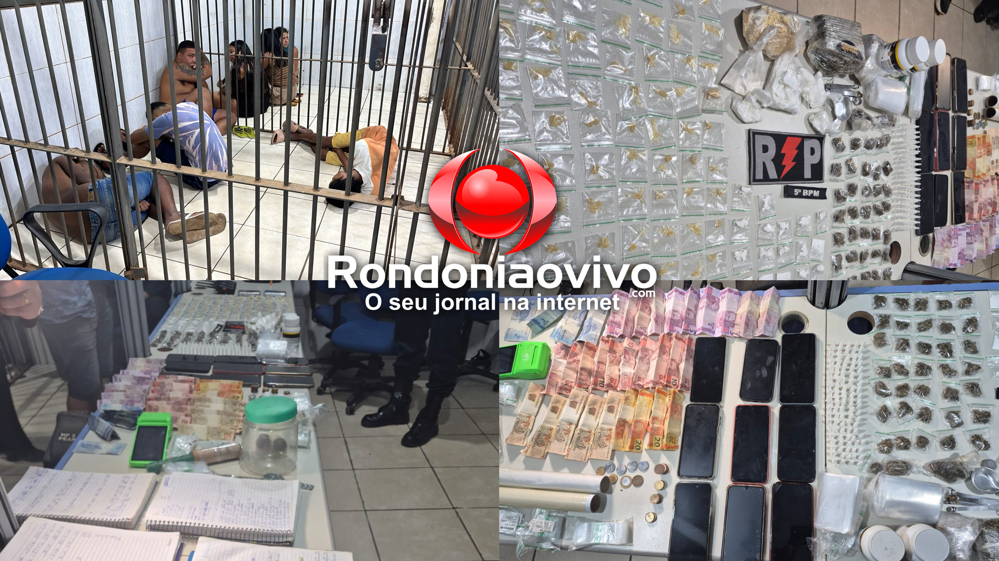 VÍDEO: Sete pessoas são presas em boca de fumo estourada por equipe do 5° Batalhão