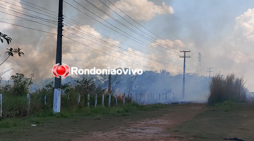 PERIGO: Jovem é preso por colocar fogo em mata nas margens da BR-364