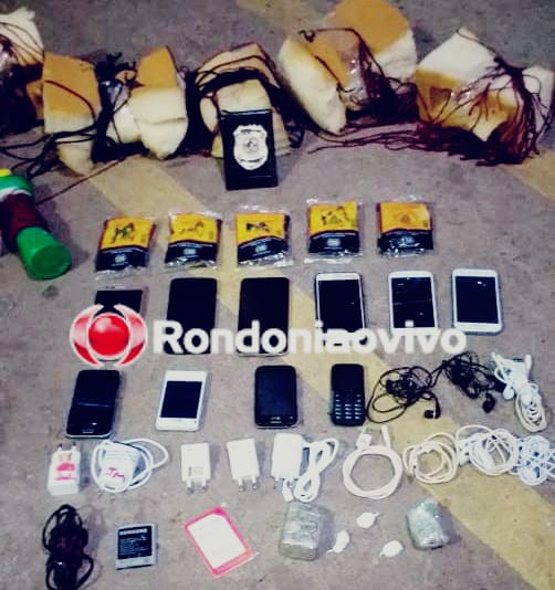 OUSADOS: Bandidos fogem após jogarem droga e celulares para dentro de presídio