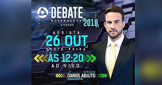 2º TURNO: Candidatos ao Governo fazem hoje o último debate na TV