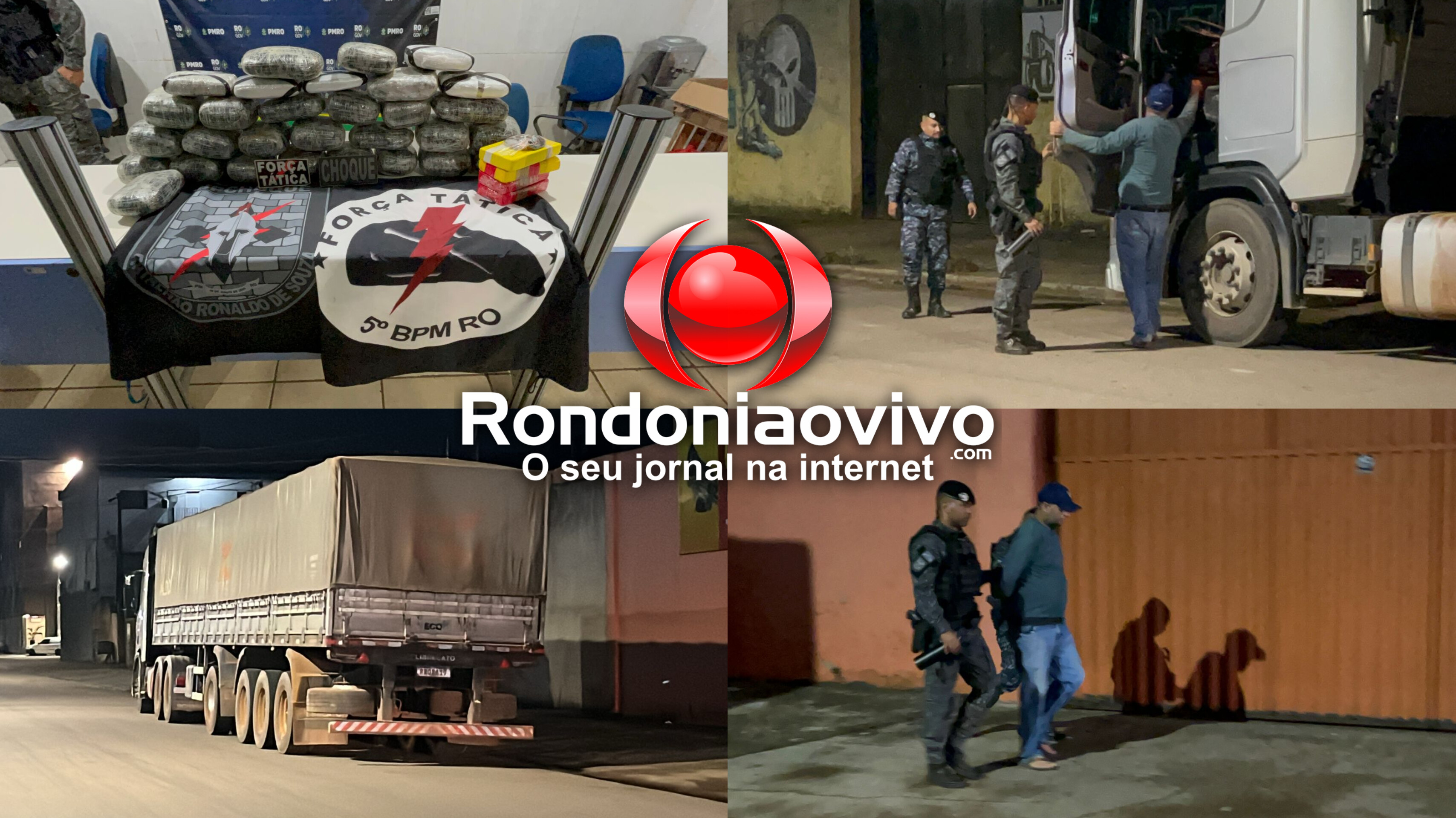 TRÁFICO: Caminhoneiro é preso com mais de 30 kg de drogas em Nova Mutum Paraná