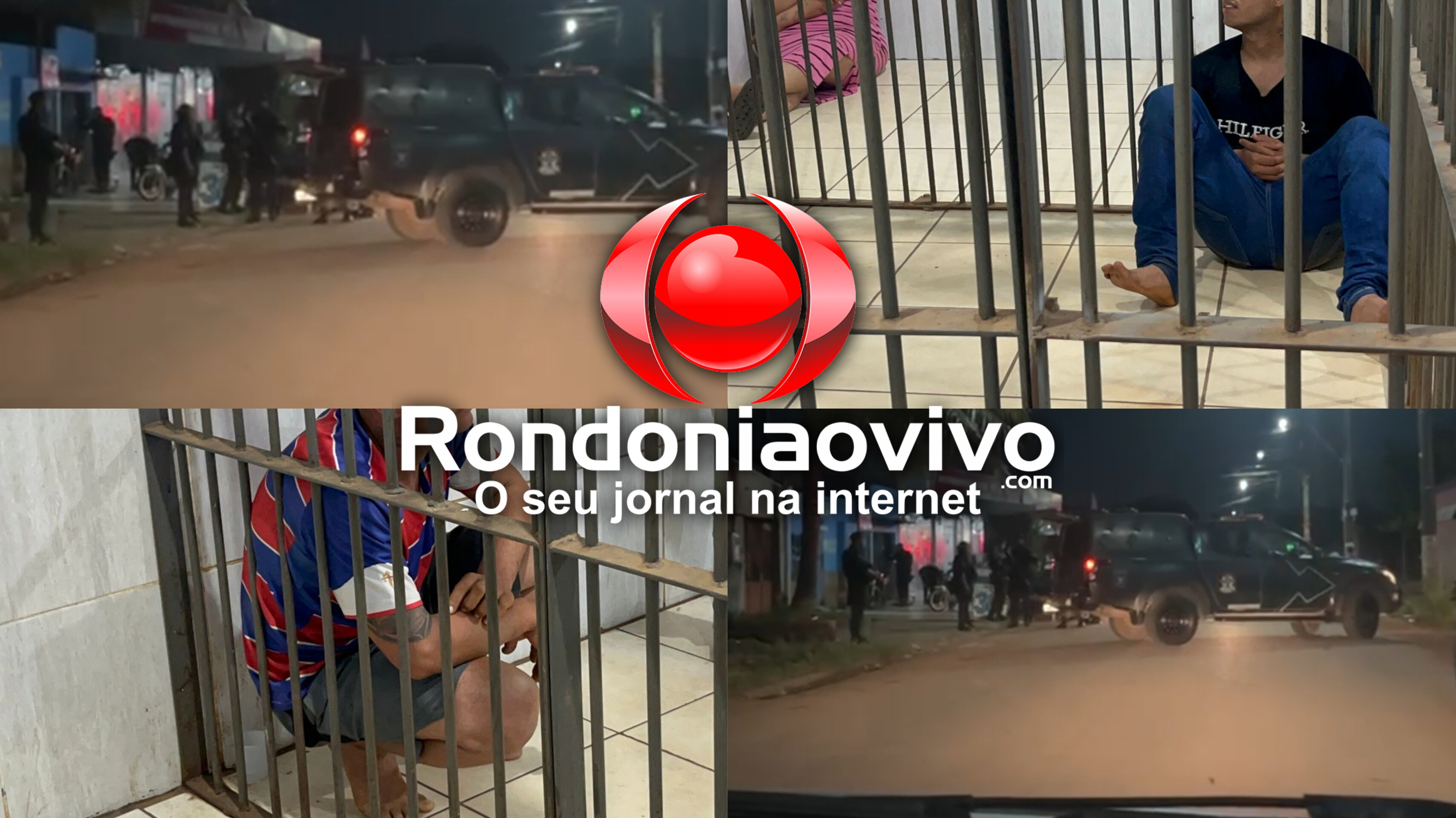 VÍDEO: Perseguição e bala de borracha termina com três presos e policial agredido