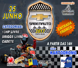 Porto Velho recebe a 1ª Copa Sabenauto de Kart 