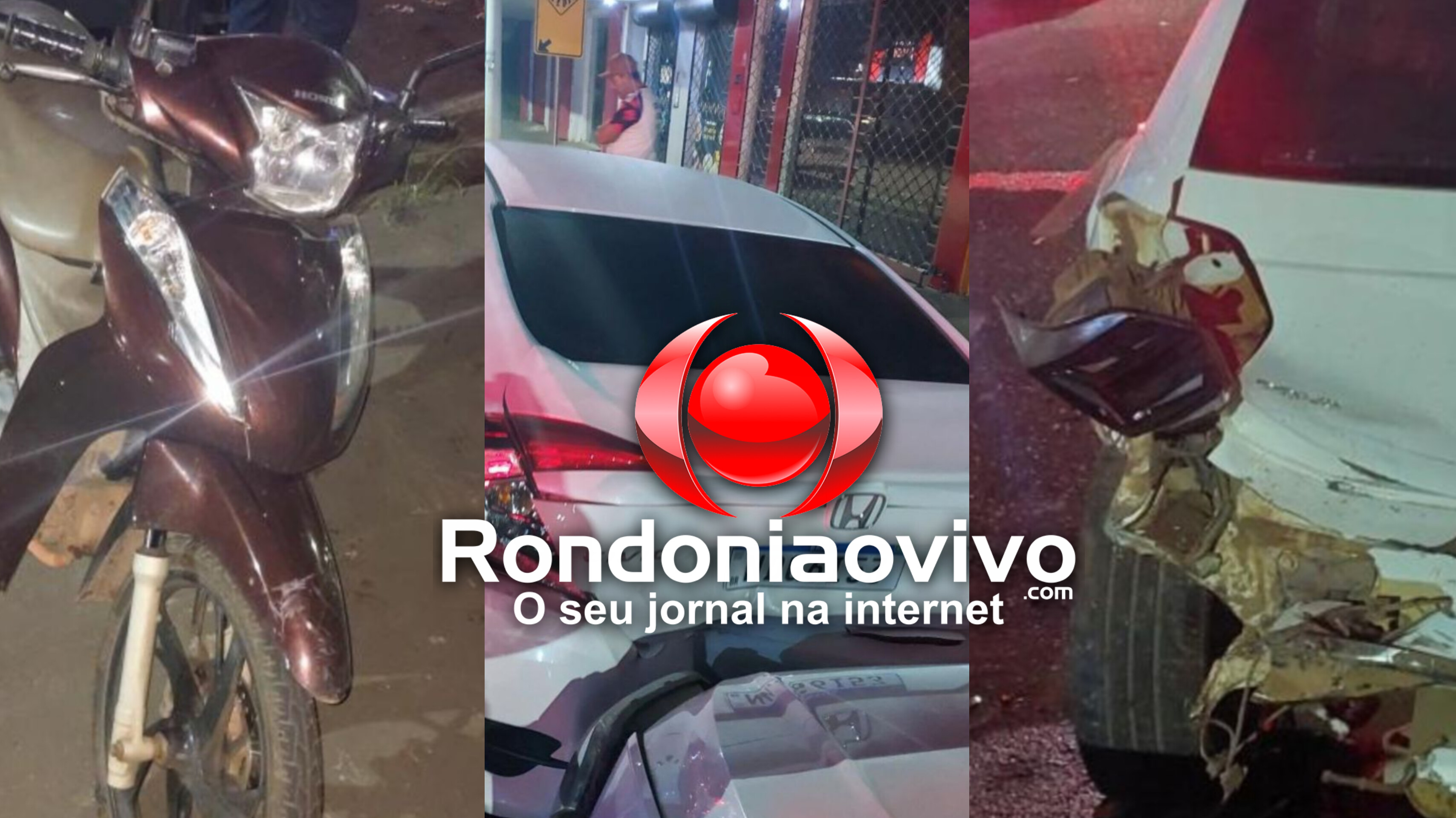 EMBRIAGADO: Motorista provoca acidente com veículos estacionados na frente de boate
