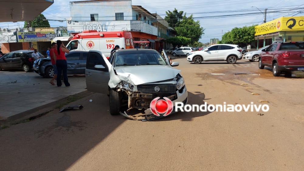 INVADIU: Grave batida entre carros deixa mulheres feridas em cruzamento da capital