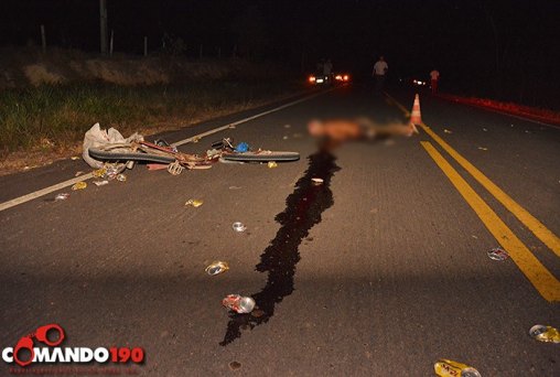 Motociclista atropela e mata idoso na Linha 128