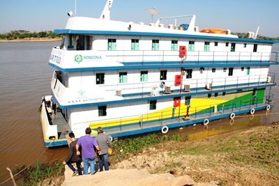 Barco hospital de Rondônia atenderá ribeirinhos partir do dia 16