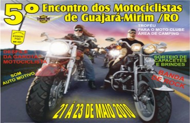 DUAS RODAS - Motoclubes realizam encontro em Guajará Mirim neste final de semana