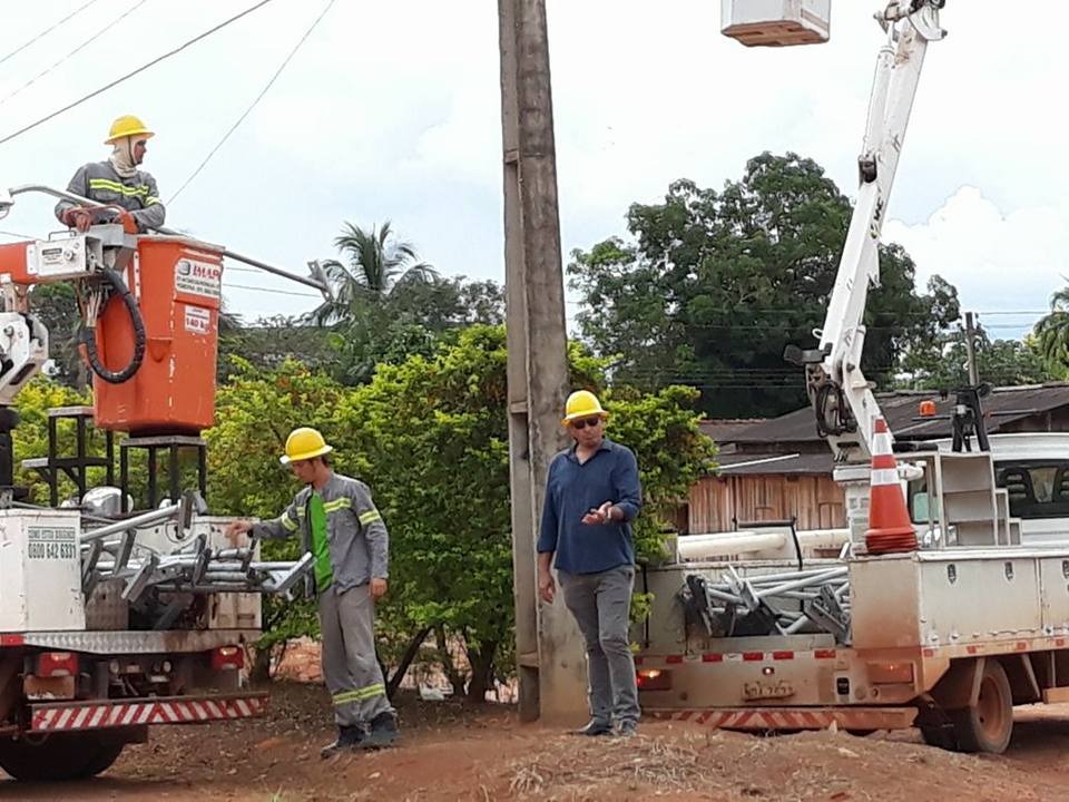 A pedido de Márcio Pacele a Emdur implanta mais de 300 pontos de iluminação