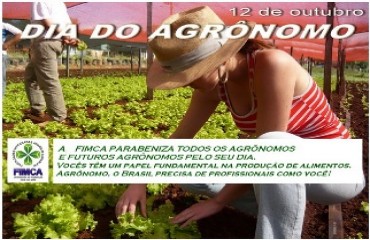 FIMCA felicita os agrônomos pelo seu dia