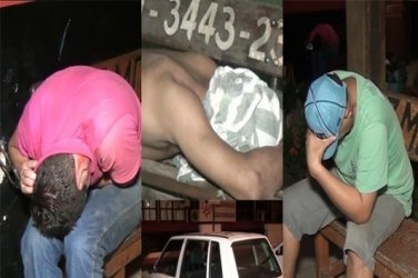 Polícia prende três logo após roubo e captura foragido