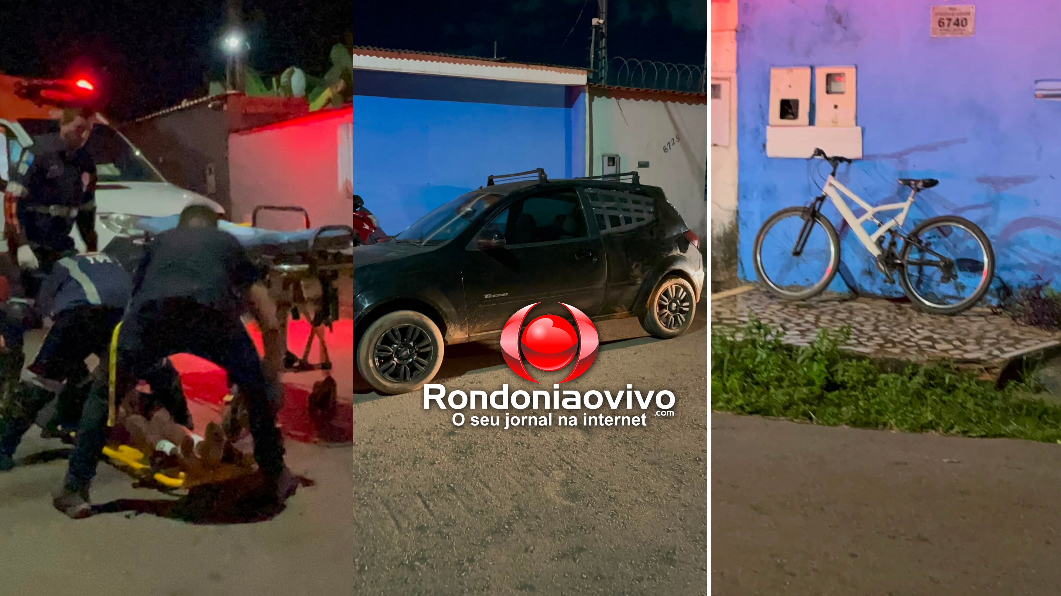 URGENTE: Ciclista fica desacordada após motorista abrir porta de carro