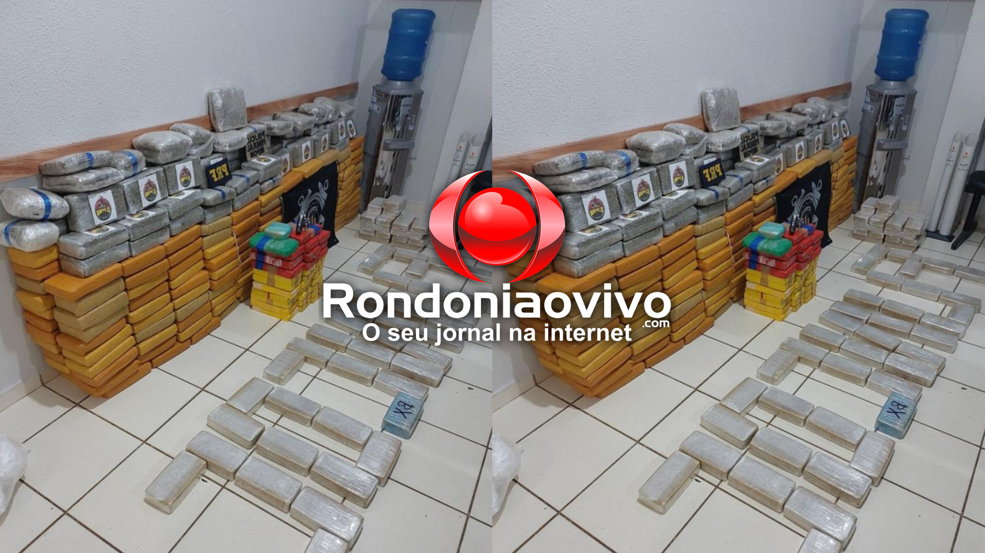 COMBATE AO TRÁFICO: Operação da PF, PRF e PM apreende cerca de 140 quilos de drogas e dupla é presa