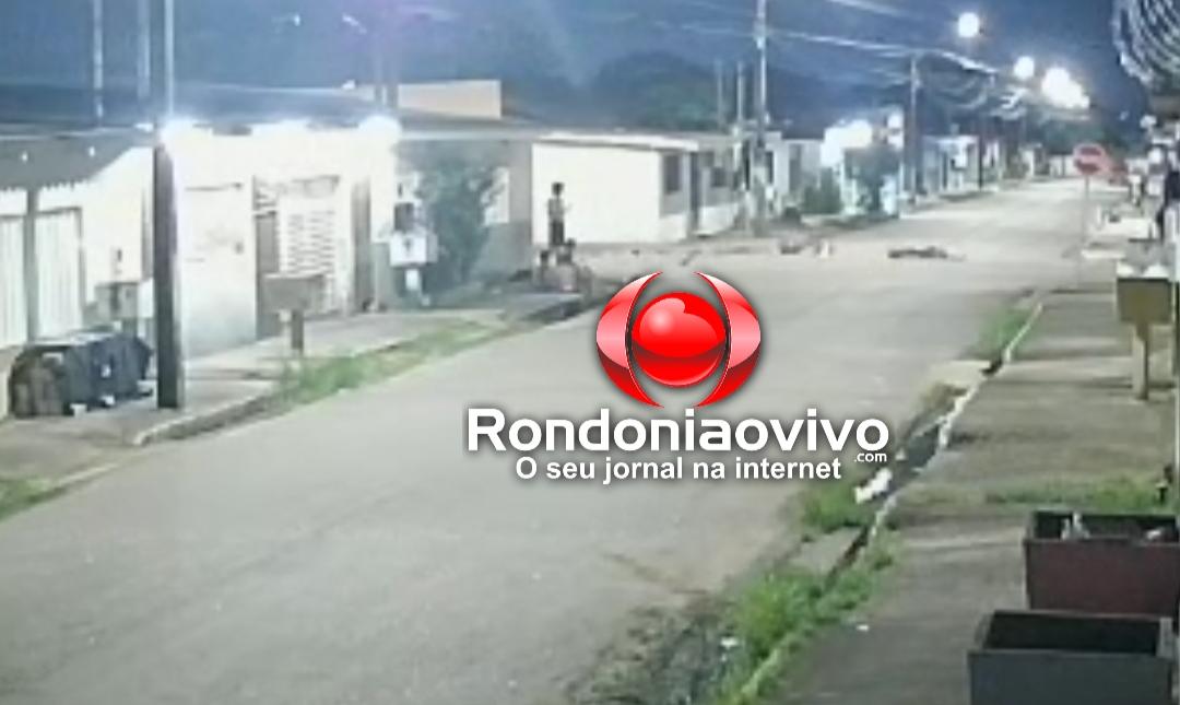 ASSISTA: Câmeras de monitoramento flagram grave acidente com bicicleta elétrica