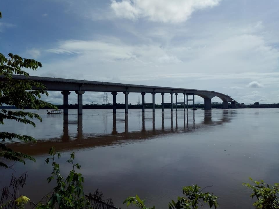 QUASE LÁ: Imagens mostram ponte do Madeira em estágio final de construção