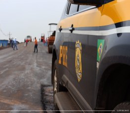 Polícia Rodoviária vistoria obras do viaduto KM 3,5 em Porto Velho