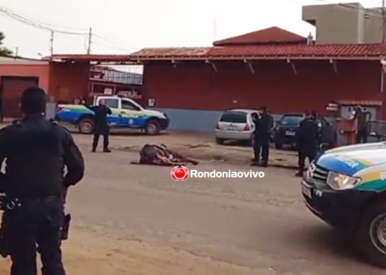 VÍDEO: Búfala derruba motociclista, ataca mulher e é abatido pela PM em Porto Velho