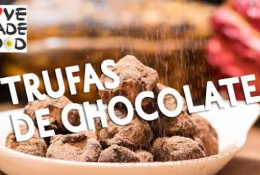 Trufas de Chocolate relâmpago