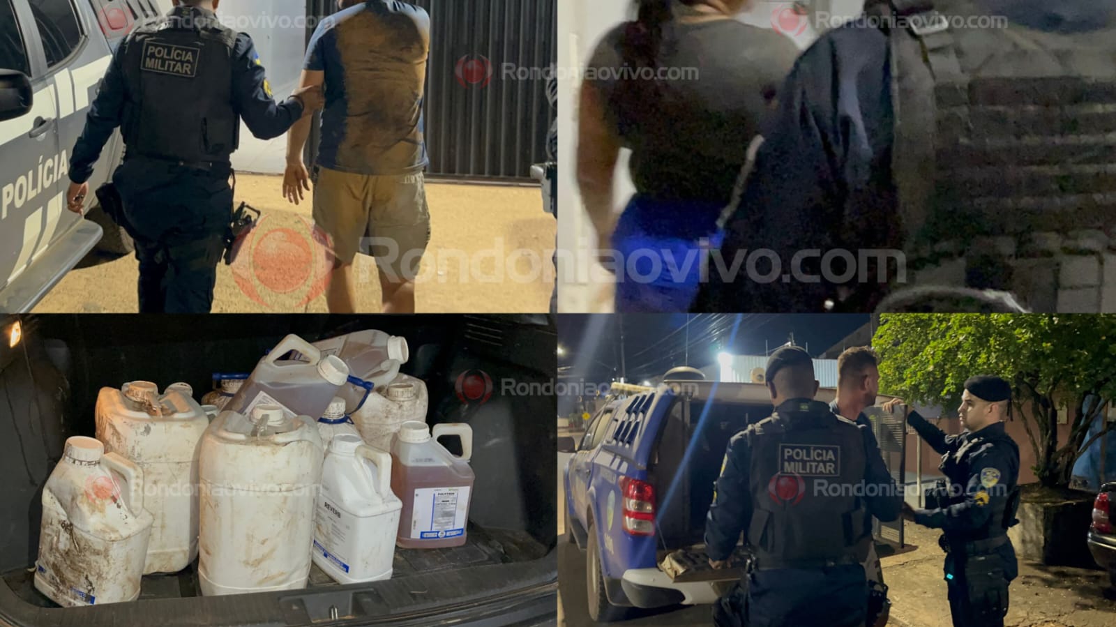 'ESPERTALHÕES': Casal de cunhados é preso por saquear carreta tombada e tentar vender carga 