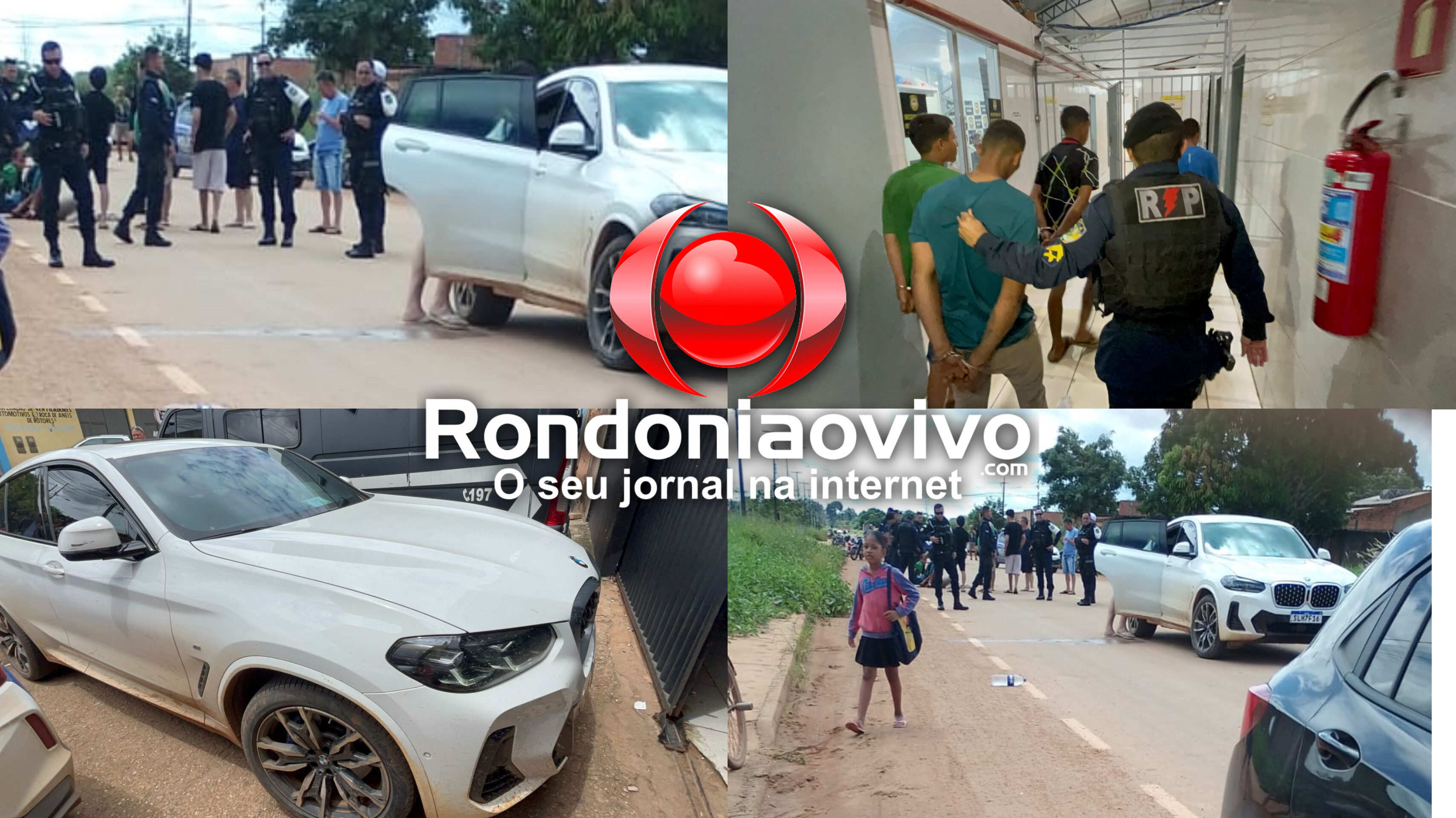 URGENTE: Empresário e criança são sequestrados no porta-malas de BMW roubada