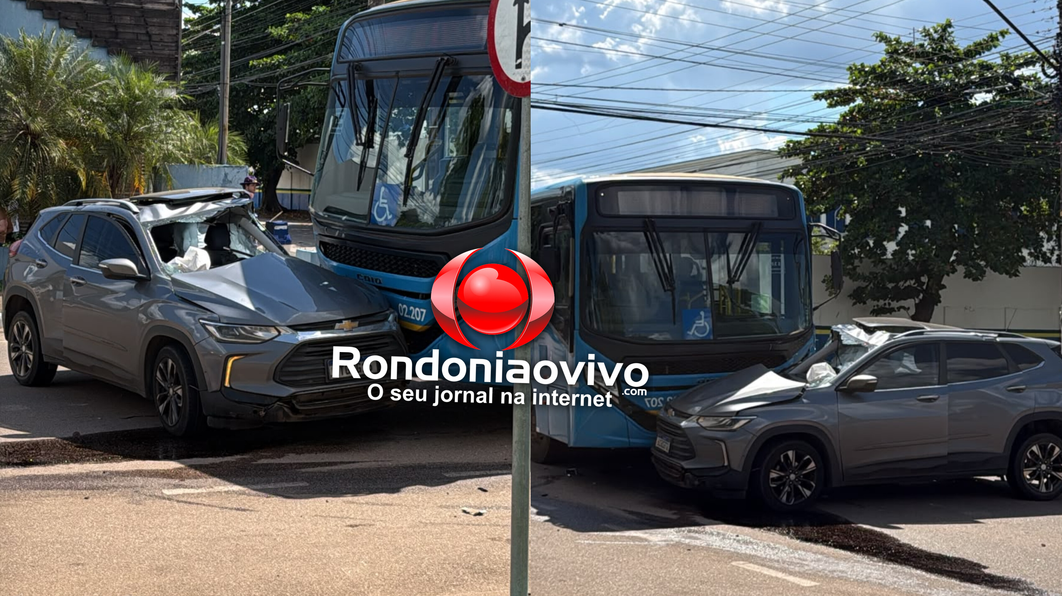 VÍDEO: Grave acidente entre ônibus e carro deixa feridos na Avenida Farquar