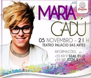 Confira os sorteados do show da cantora Maria Gadu em Porto Velho