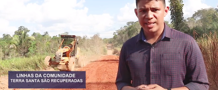 TERRA SANTA: Linhas são encascalhadas através de pedido do Vereador Edesio Fernandes