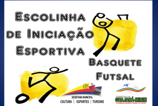 Inscrições abertas para Escolinhas Esportivas e de Artes