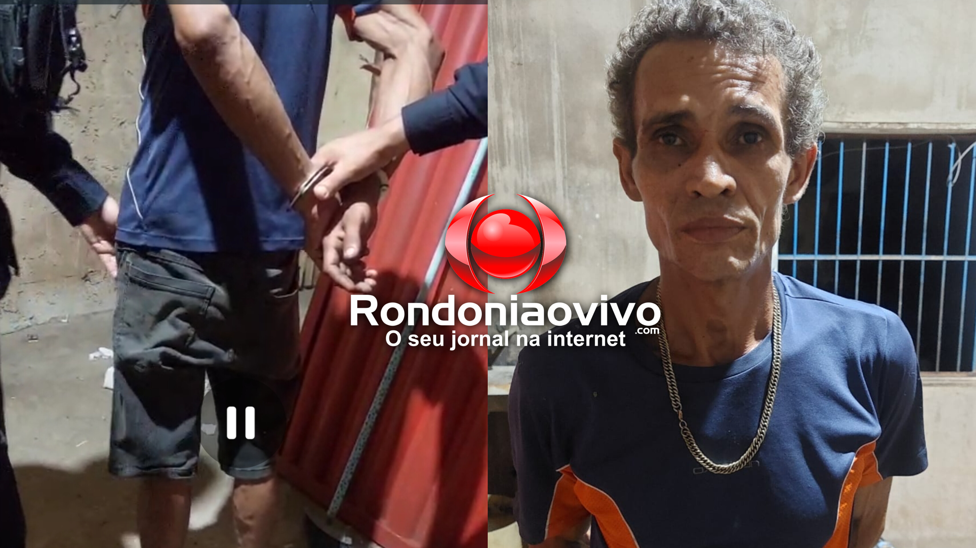 VÍDEO: Equipe do sgt Machado prende foragido por homicídio que furtou casa de policial