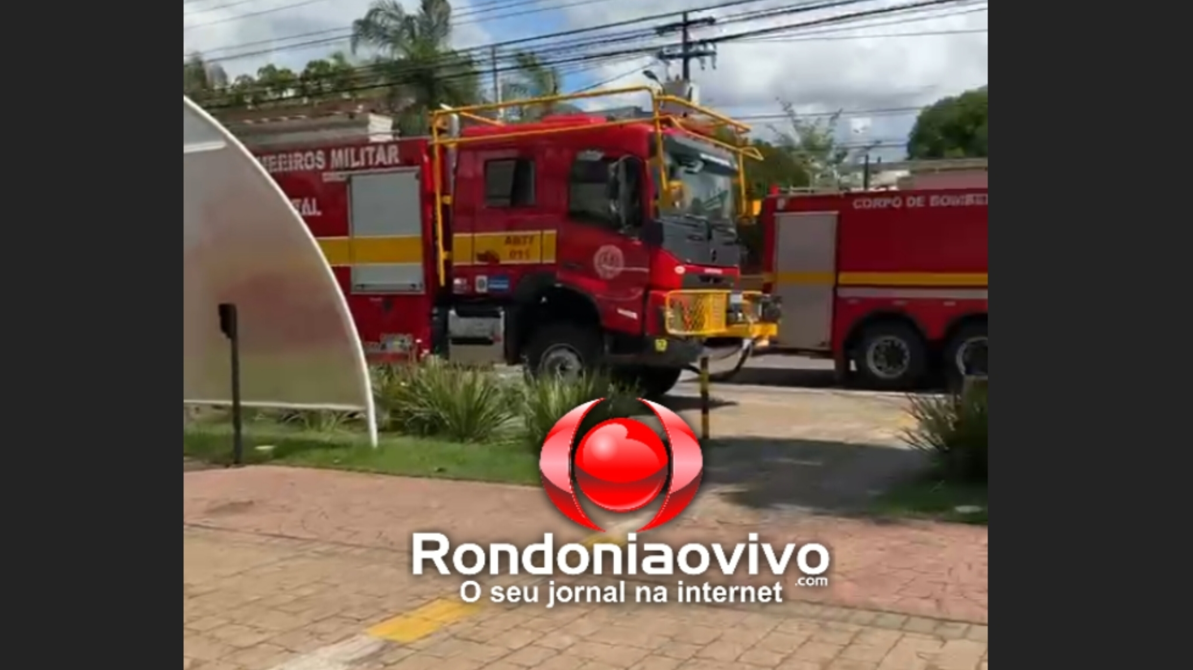 VÍDEO: Princípio de incêndio em condomínio de luxo mobiliza Bombeiros na Lauro Sodré
