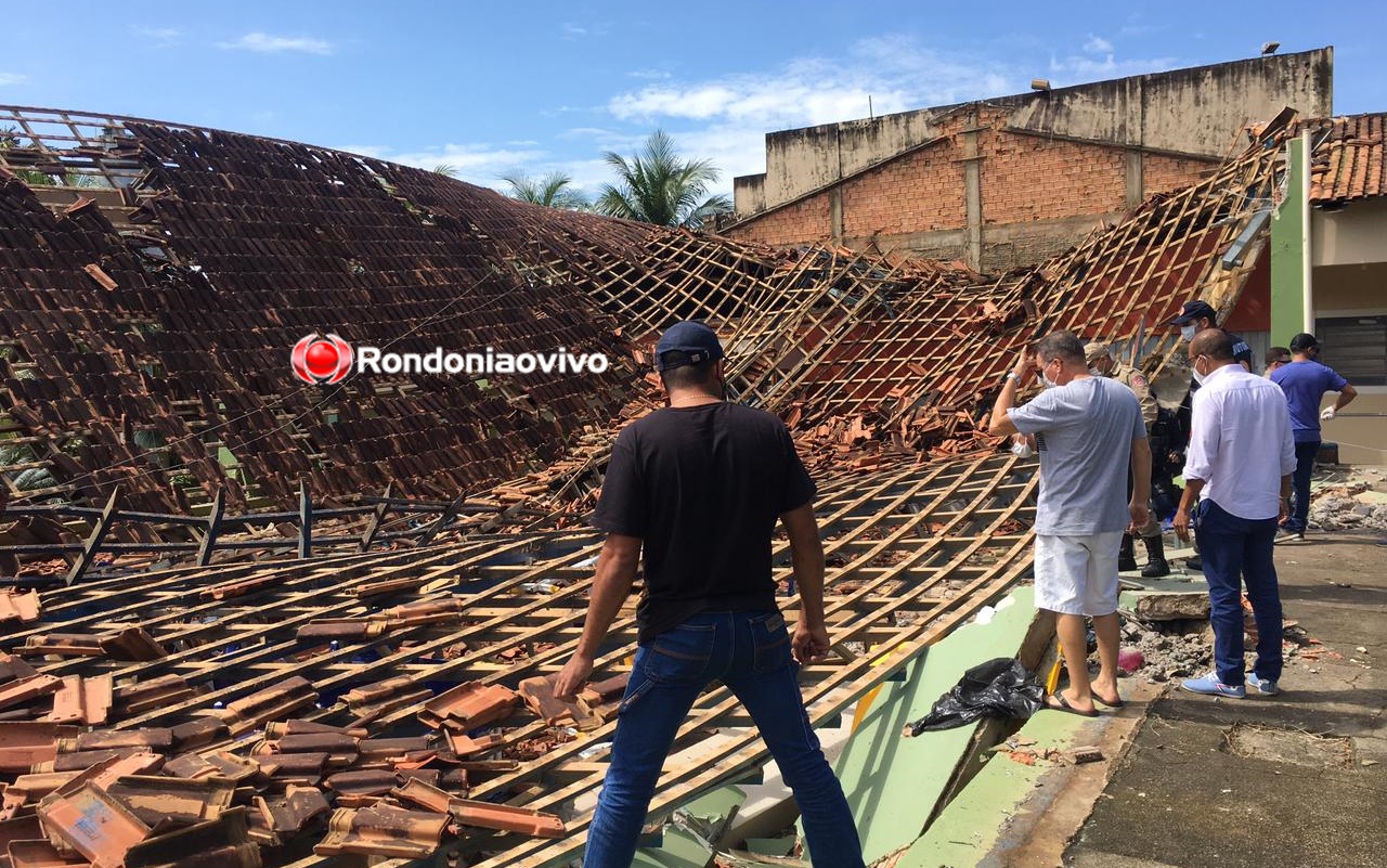 COM URGÊNCIA: MP/RO manda Estado realizar obras em escola que desabou em Buritis