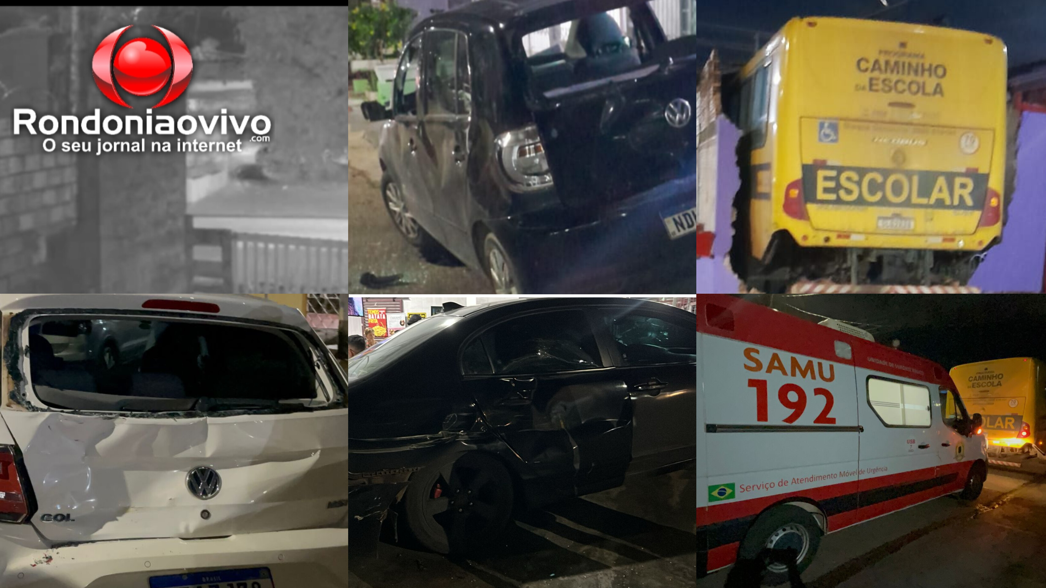 VÍDEO: Câmeras flagram momento em que ônibus desgovernado causa destruição no Centro