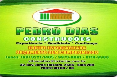 Tudo para sua obra na Pedro Dias Construções