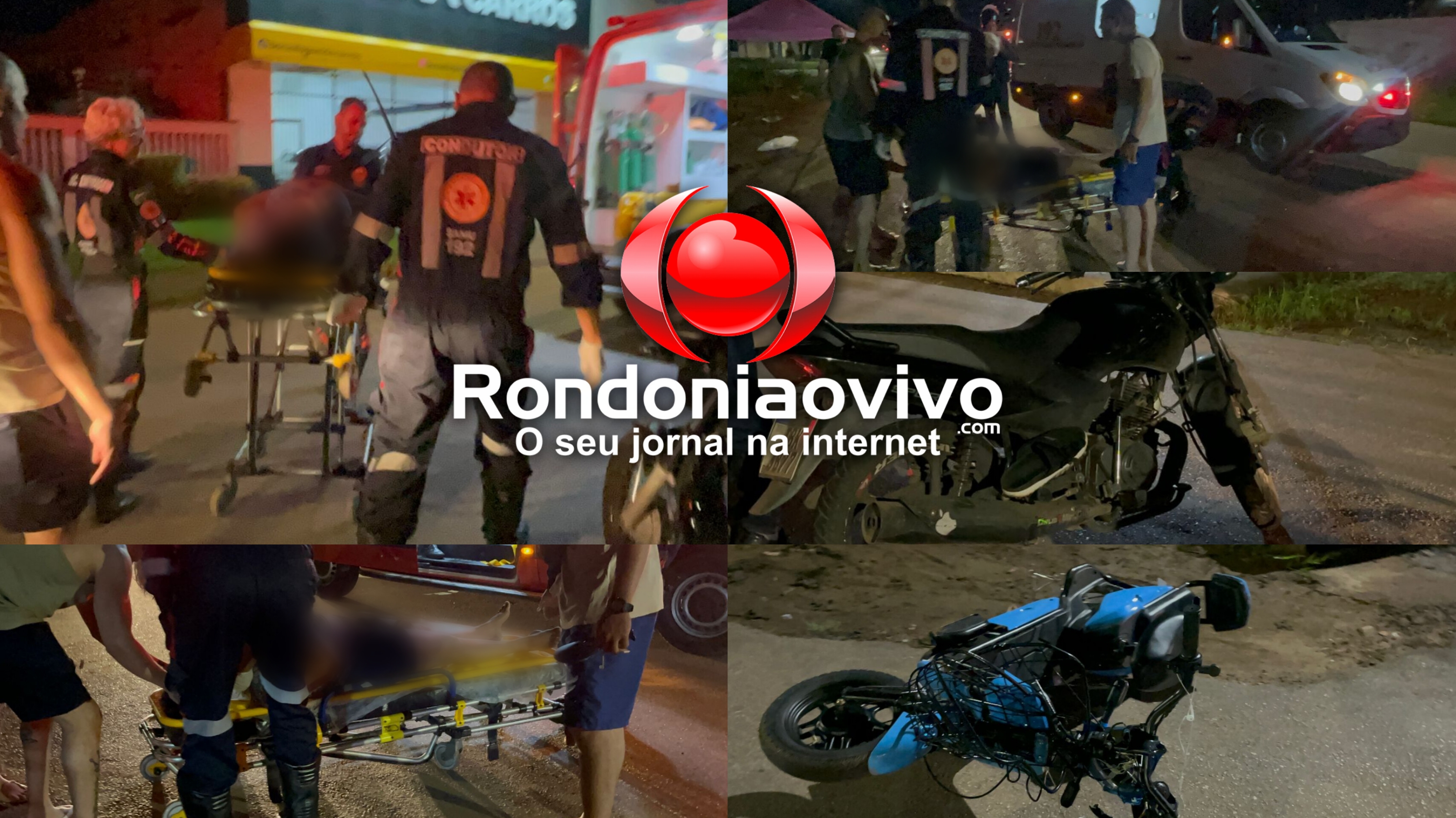 VÍDEO: Três pessoas sofrem ferimentos após acidente em cruzamento na capital