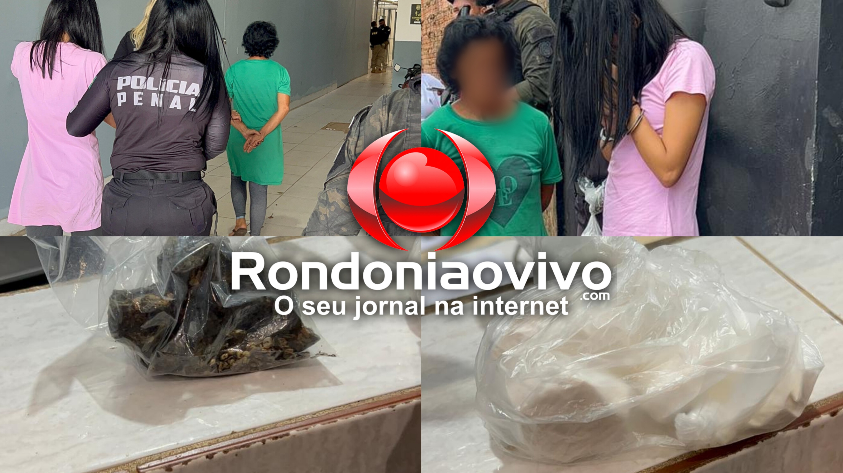 VÍDEO: Mais duas mulheres são presas no 603; Idosa levava droga no @nus para o filho