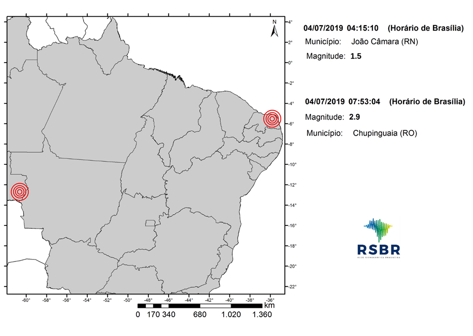 ABALO: Tremor de terra é registrado em município rondoniense