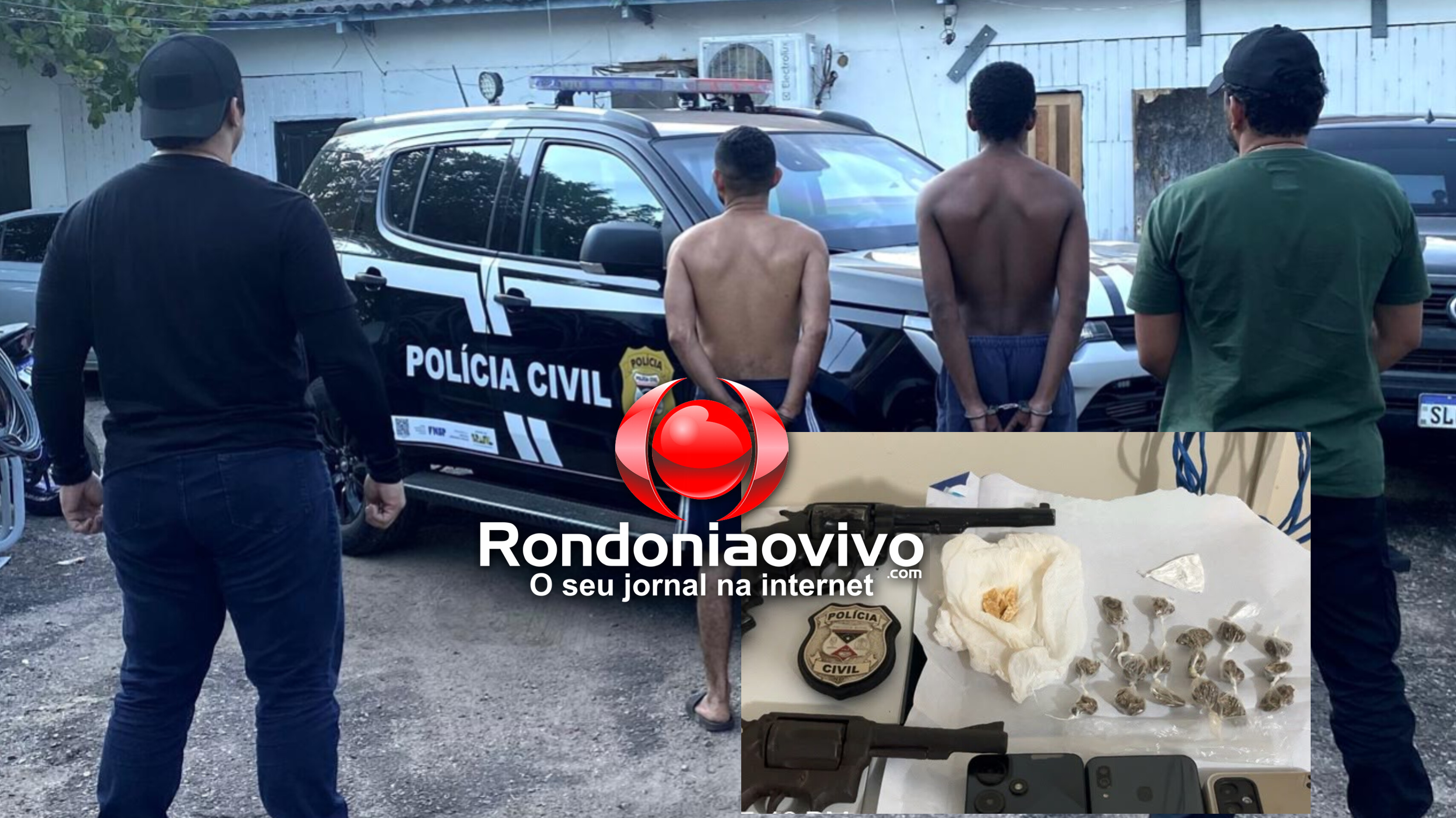 OPERAÇÃO DA PC: Membros do CV são presos com armas e drogas após crime de tortur@