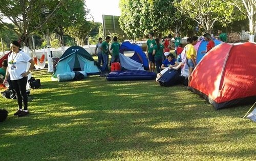 OCUPAÇÃO - Escola estadual Nossa Senhora das Graças realizada Colônia de Férias 