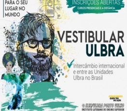 Inscrições abertas para vestibular contínuo Ulbra Porto Velho